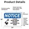 Signmission Safety Culture Sign, 24 in Width, Vinyl Decal, Rectangle OS-2PACK-NS-D-1824-L-16372 - alternate 6